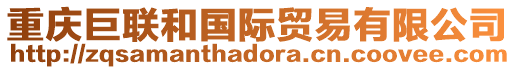 重慶巨聯(lián)和國際貿易有限公司