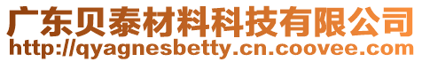 廣東貝泰材料科技有限公司
