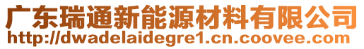 廣東瑞通新能源材料有限公司