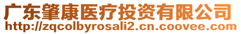 廣東肇康醫(yī)療投資有限公司