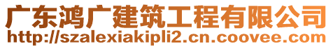 廣東鴻廣建筑工程有限公司