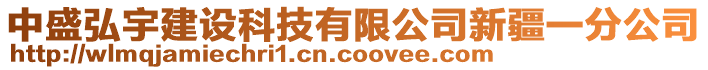 中盛弘宇建設(shè)科技有限公司新疆一分公司