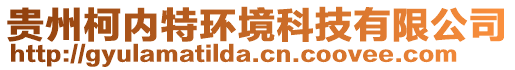 貴州柯內特環境科技有限公司