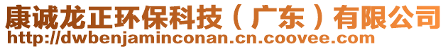 康誠龍正環保科技(廣東)有限公司