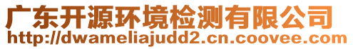 廣東開源環(huán)境檢測有限公司