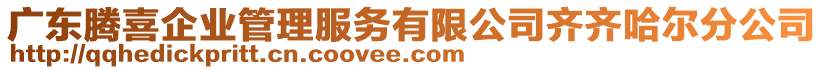 廣東騰喜企業(yè)管理服務(wù)有限公司齊齊哈爾分公司