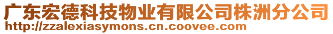 廣東宏德科技物業有限公司株洲分公司
