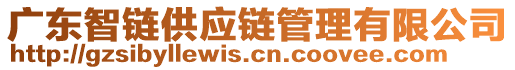 廣東智鏈供應(yīng)鏈管理有限公司