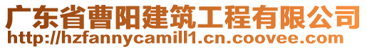 廣東省曹陽建筑工程有限公司