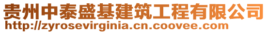 貴州中泰盛基建筑工程有限公司