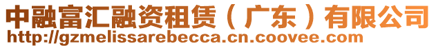 中融富匯融資租賃(廣東)有限公司
