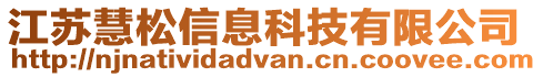 江蘇慧松信息科技有限公司