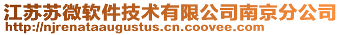 江蘇蘇微軟件技術有限公司南京分公司