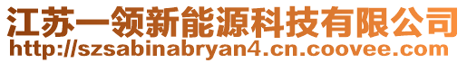 江蘇一領新能源科技有限公司