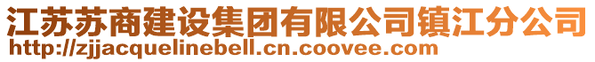 江蘇蘇商建設(shè)集團(tuán)有限公司鎮(zhèn)江分公司