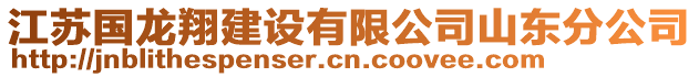 江蘇國龍翔建設(shè)有限公司山東分公司