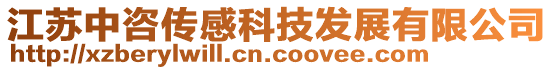 江蘇中咨傳感科技發(fā)展有限公司