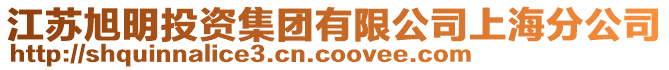 江蘇旭明投資集團(tuán)有限公司上海分公司