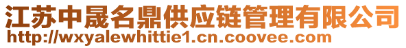 江蘇中晟名鼎供應(yīng)鏈管理有限公司