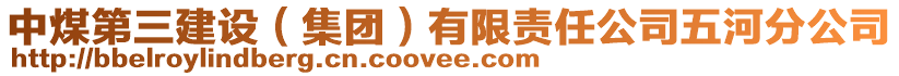 中煤第三建設(集團)有限責任公司五河分公司