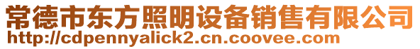 常德市東方照明設(shè)備銷售有限公司