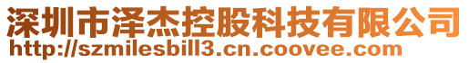 深圳市澤杰控股科技有限公司