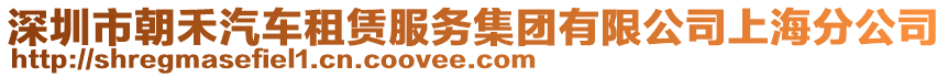 深圳市朝禾汽車租賃服務(wù)集團(tuán)有限公司上海分公司