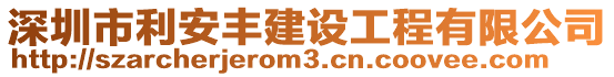 深圳市利安豐建設工程有限公司