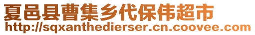 夏邑县曹集乡代保伟超市