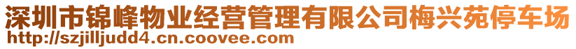 深圳市錦峰物業(yè)經(jīng)營(yíng)管理有限公司梅興苑停車場(chǎng)