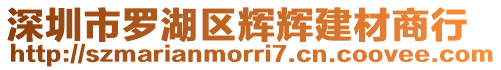 深圳市羅湖區(qū)輝輝建材商行