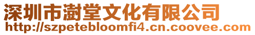 深圳市澍堂文化有限公司