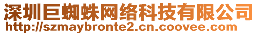 深圳巨蜘蛛網(wǎng)絡(luò)科技有限公司