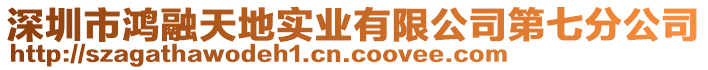 深圳市鴻融天地實業(yè)有限公司第七分公司