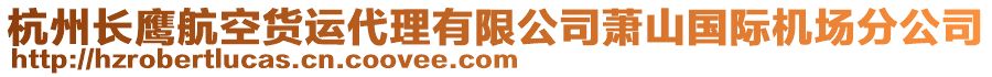 杭州長鷹航空貨運(yùn)代理有限公司蕭山國際機(jī)場分公司