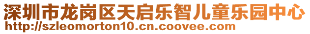 深圳市龍崗區(qū)天啟樂智兒童樂園中心