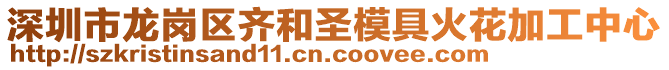 深圳市龍崗區齊和圣模具火花加工中心