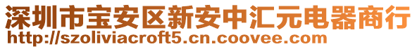 深圳市寶安區(qū)新安中匯元電器商行