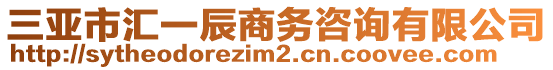 三亞市匯一辰商務(wù)咨詢有限公司