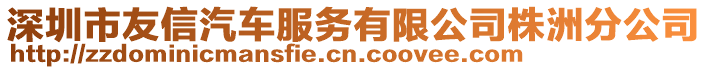 深圳市友信汽車服務有限公司株洲分公司