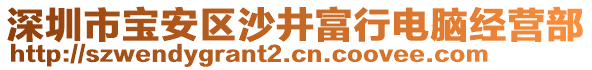 深圳市寶安區沙井富行電腦經營部