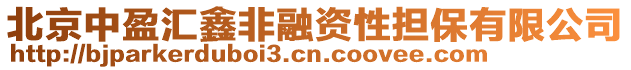 北京中盈匯鑫非融資性擔保有限公司