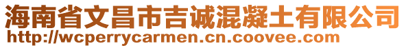 海南省文昌市吉誠混凝土有限公司