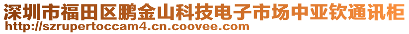 深圳市福田區(qū)鵬金山科技電子市場中亞欽通訊柜