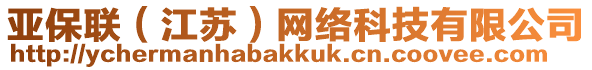 亞保聯(lián)（江蘇）網(wǎng)絡(luò)科技有限公司