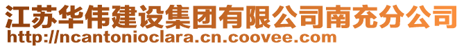 江蘇華偉建設集團有限公司南充分公司