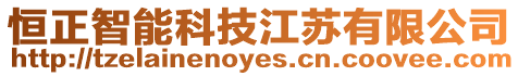 恒正智能科技江蘇有限公司