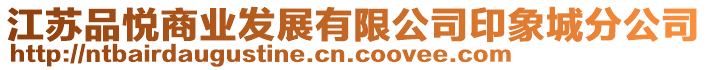 江蘇品悅商業(yè)發(fā)展有限公司印象城分公司