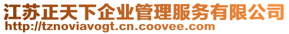 江蘇正天下企業(yè)管理服務(wù)有限公司