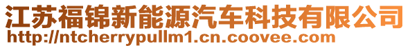 江蘇福錦新能源汽車科技有限公司